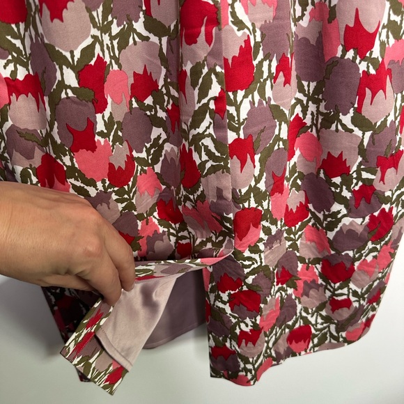 Boden Pink Tulip Print Valentine Shift Dress Size 4 - Picture 7 of 7